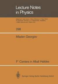 bokomslag F' Centers in Alkali Halides