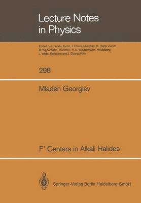bokomslag F' Centers in Alkali Halides