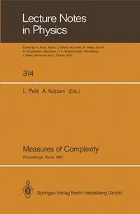 bokomslag Measures of Complexity