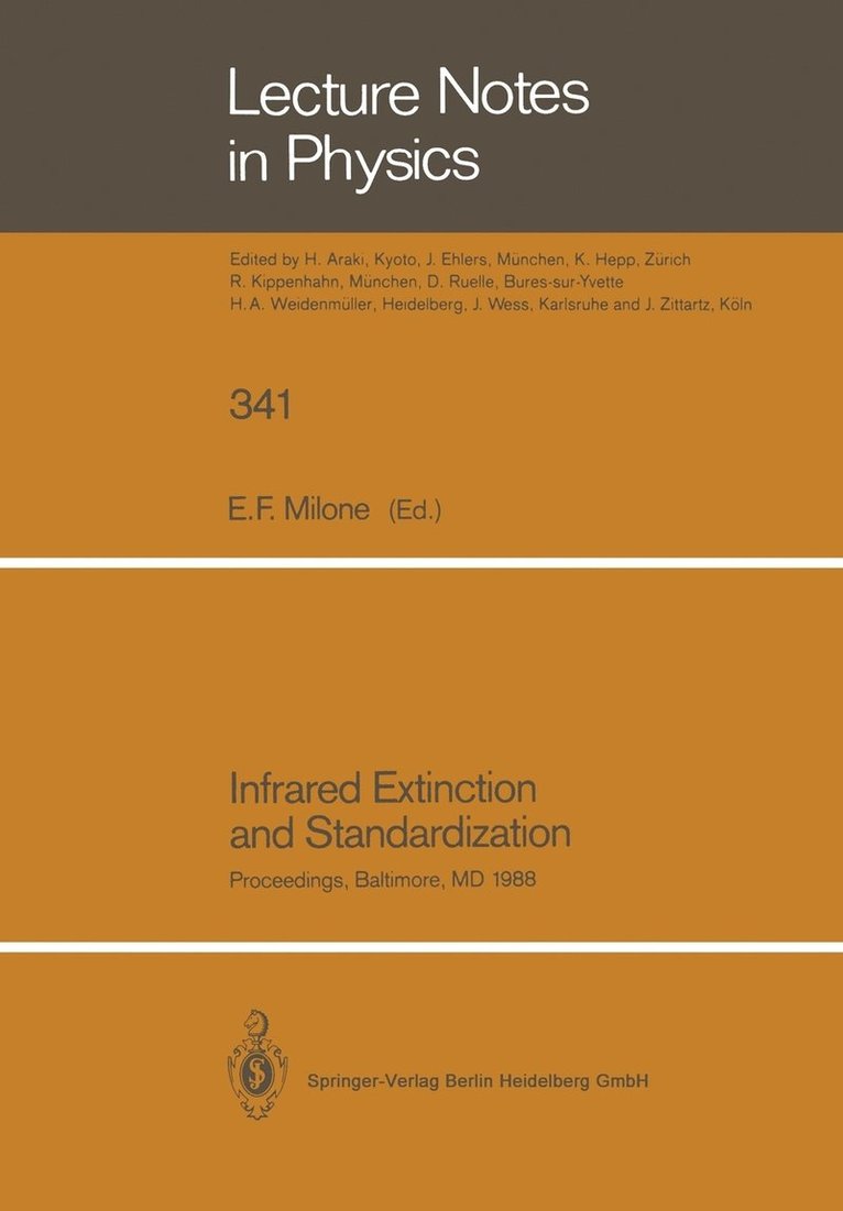 Infrared Extinction and Standardization 1