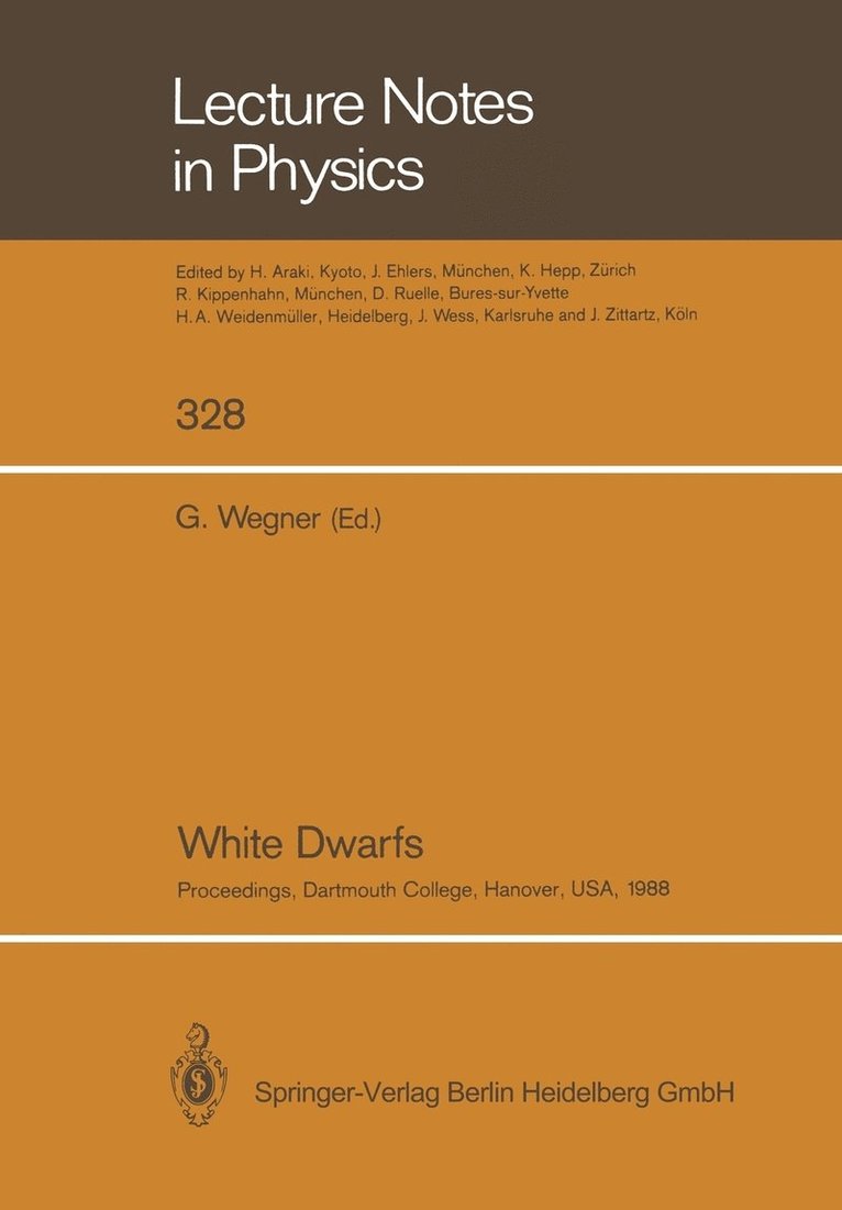 White Dwarfs 1