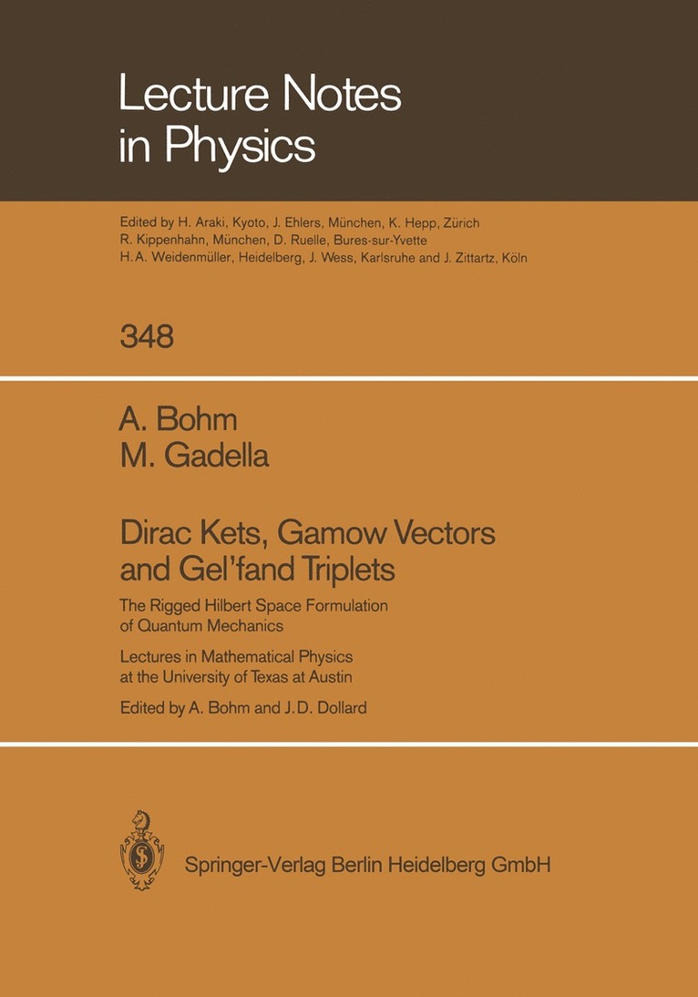 Dirac Kets, Gamow Vectors and Gel’fand Triplets