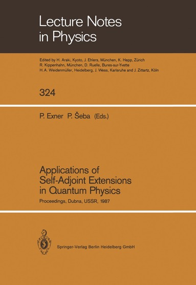 Pavel Exner, Petr Seba - Applications of Self-Adjoint Extensions in Quantum Physics, Häftad