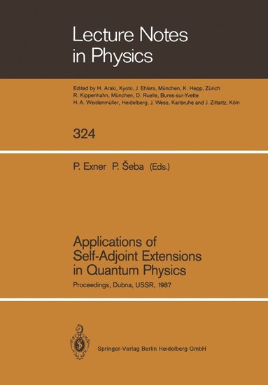 bokomslag Applications of Self-Adjoint Extensions in Quantum Physics