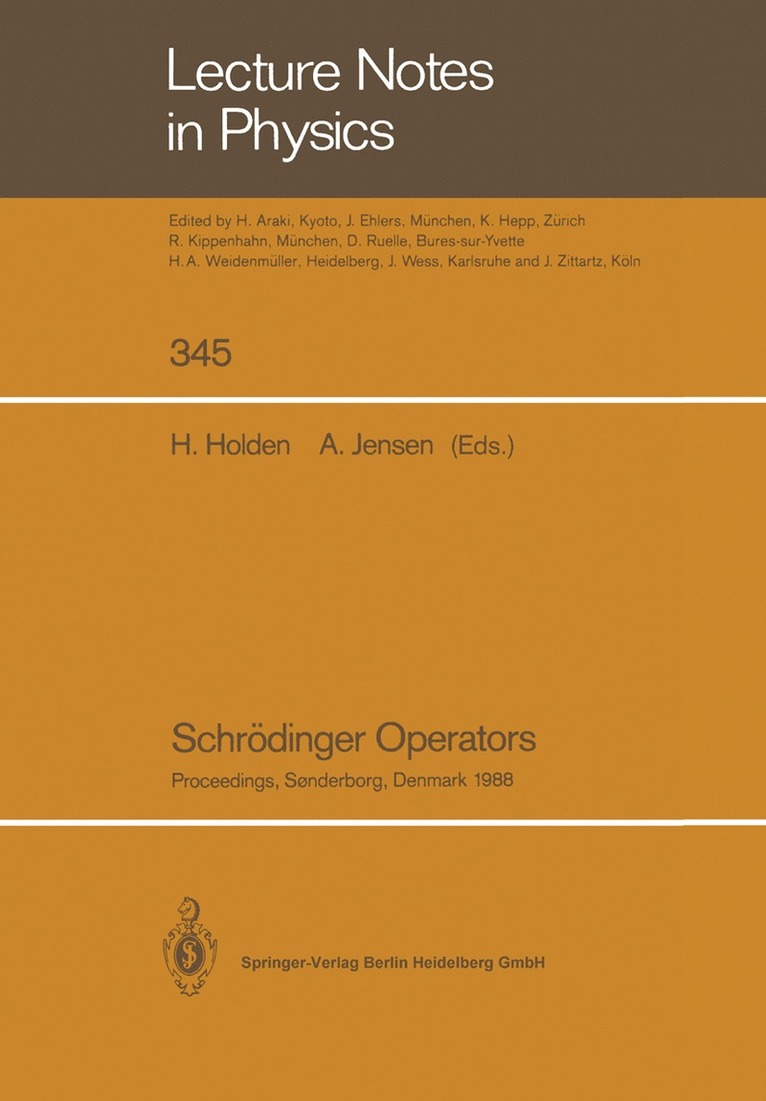 Schrdinger Operators 1