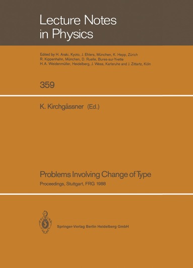 Klaus Kirchgässner - Problems Involving Change of Type, Häftad