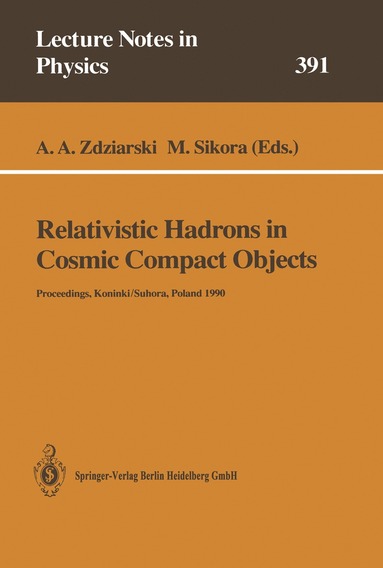 bokomslag Relativistic Hadrons in Cosmic Compact Objects