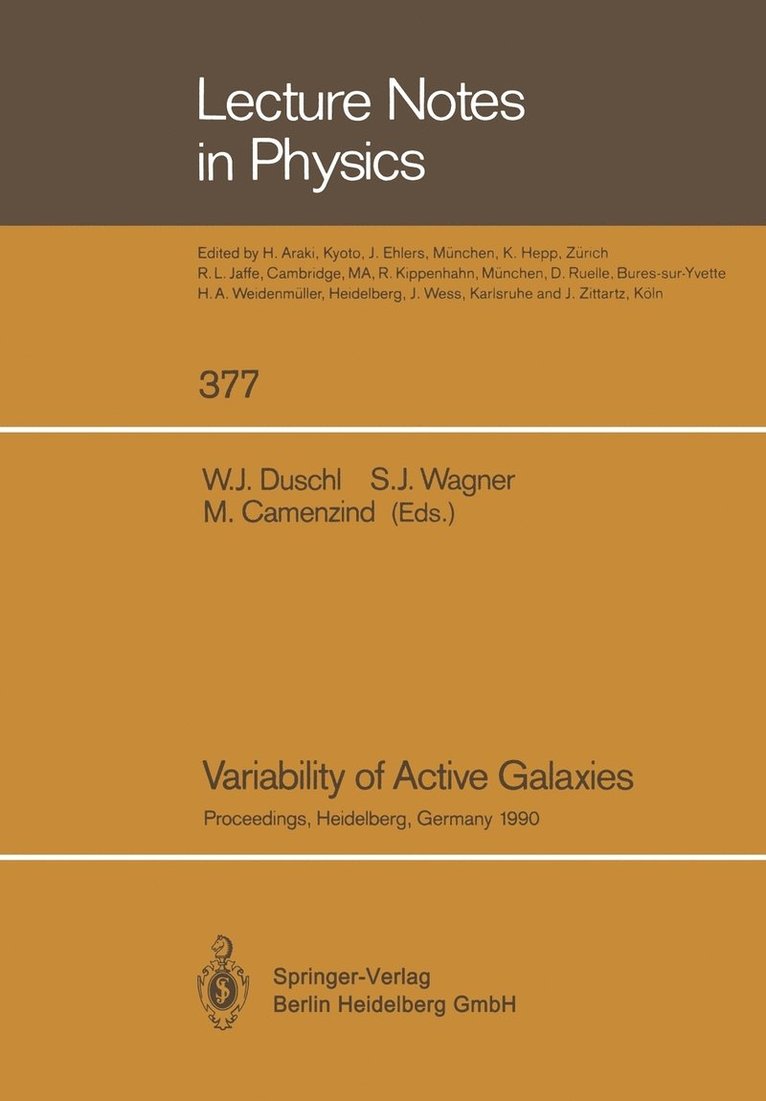 Variability of Active Galaxies 1