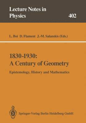 18301930: A Century of Geometry 1