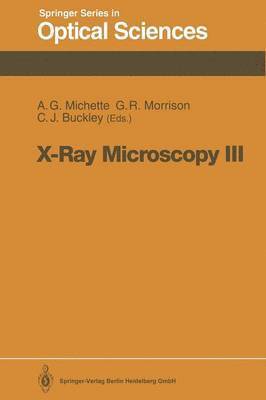 X-Ray Microscopy III 1