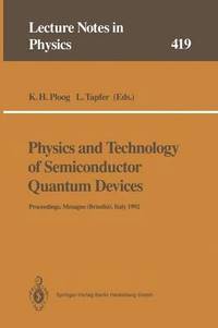 bokomslag Physics and Technology of Semiconductor Quantum Devices