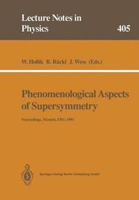 bokomslag Phenomenological Aspects of Supersymmetry