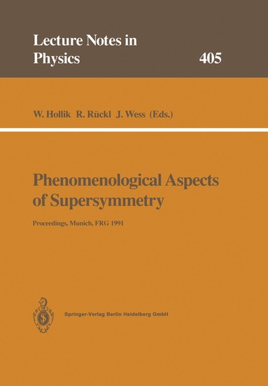 bokomslag Phenomenological Aspects of Supersymmetry