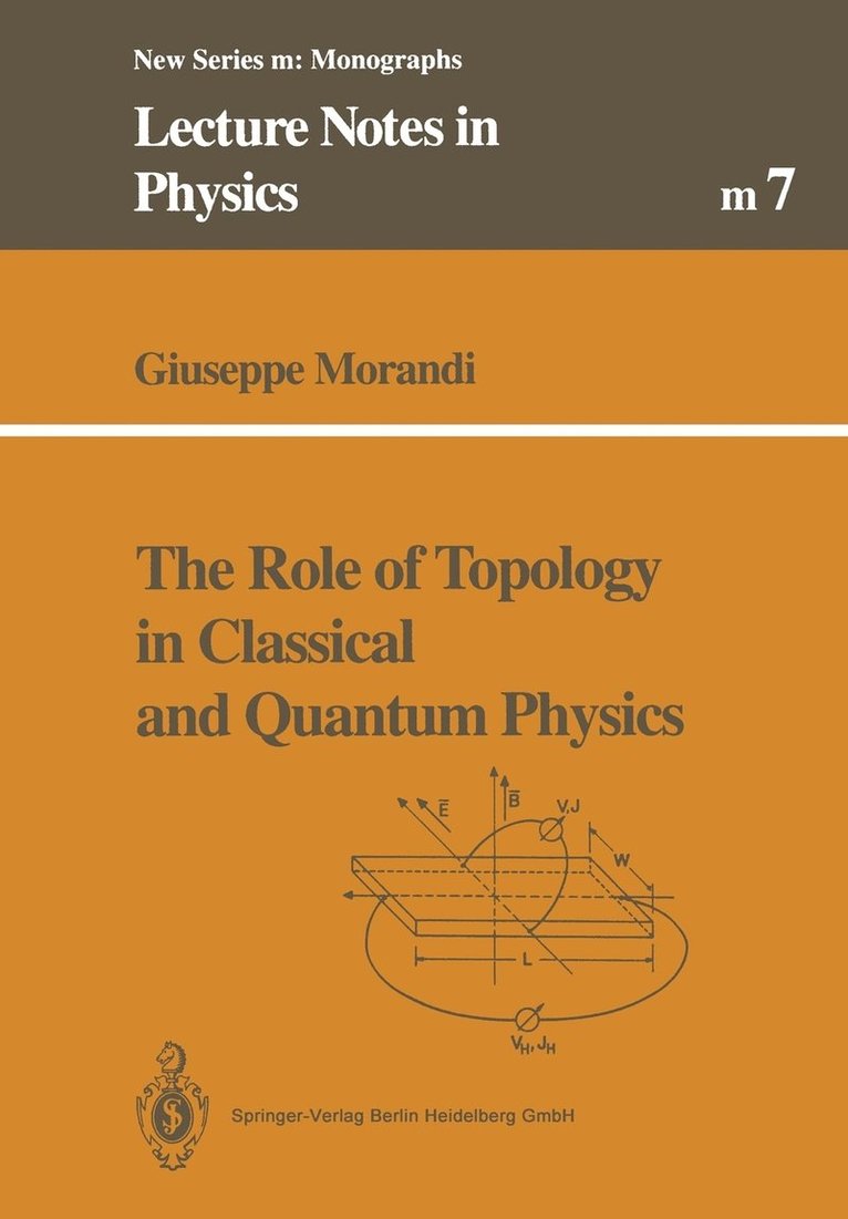 Giuseppe Morandi - Role of Topology in Classical and Quantum Physics, Häftad