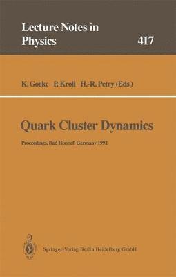 Quark Cluster Dynamics 1