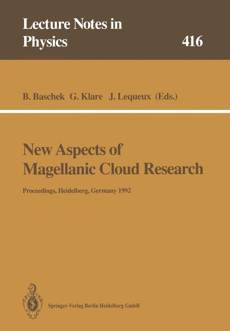 New Aspects of Magellanic Cloud Research 1