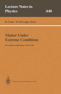 Matter Under Extreme Conditions 1