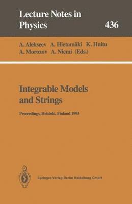 Integrable Models and Strings 1