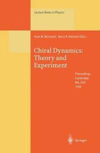 bokomslag Chiral Dynamics: Theory and Experiment