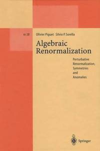 bokomslag Algebraic Renormalization