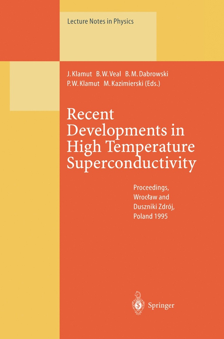 Recent Developments in High Temperature Superconductivity 1