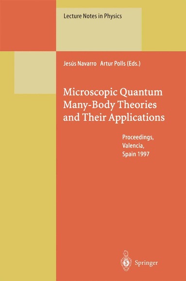 bokomslag Microscopic Quantum Many-Body Theories and Their Applications