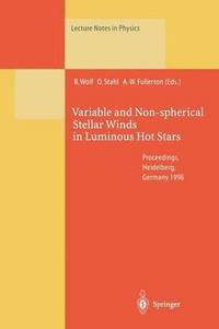 bokomslag Variable and Non-spherical Stellar Winds in Luminous Hot Stars