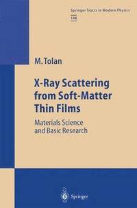 bokomslag X-Ray Scattering from Soft-Matter Thin Films