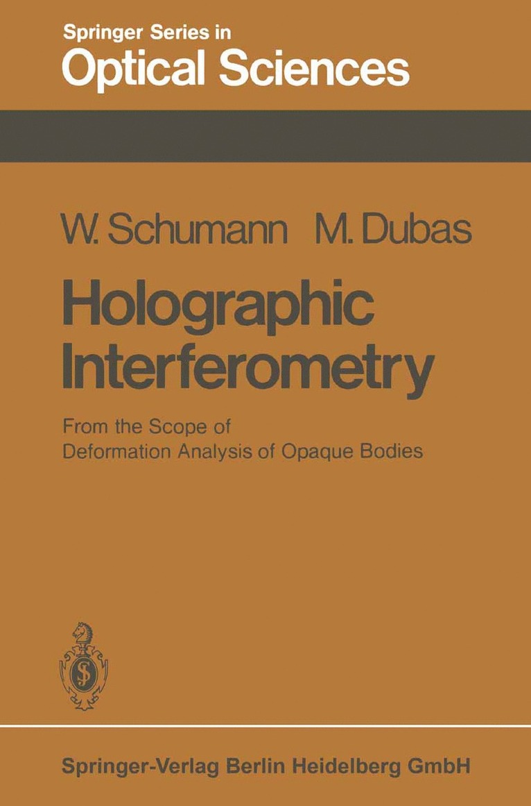 Holographic Interferometry