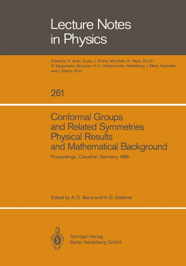 Conformal Groups and Related Symmetries Physical Results and Mathematical Background