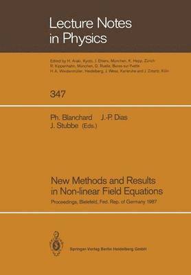 bokomslag New Methods and Results in Non-linear Field Equations