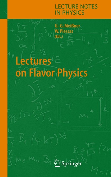 U.-G. Meißner, Willibald Plessas - Lectures on Flavor Physics, Häftad