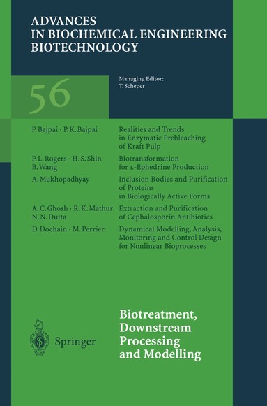 Thomas Scheper - Biotreatment, Downstream Processing and Modelling, Häftad