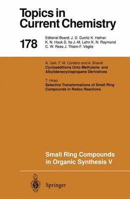 bokomslag Small Ring Compounds in Organic Synthesis V