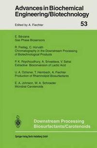 bokomslag Downstream Processing Biosurfactants Carotenoids