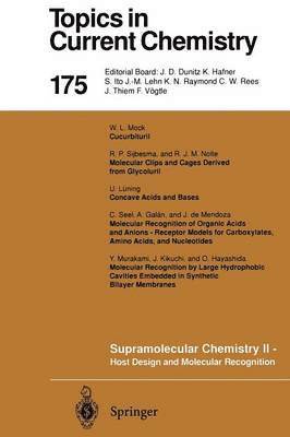 bokomslag Supramolecular Chemistry II - Host Design and Molecular Recognition