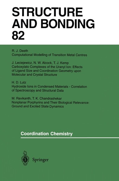 Coordination Chemistry, Häftad