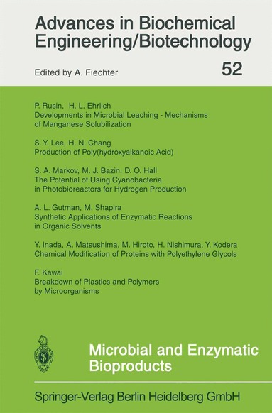 A. Fiechter - Microbial and Enzymatic Bioproducts, Häftad