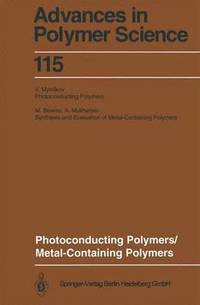 bokomslag Photoconducting Polymers/Metal-Containing Polymers
