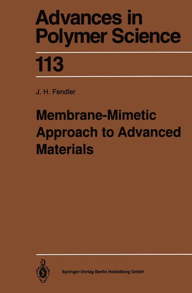bokomslag Membrane-Mimetic Approach to Advanced Materials