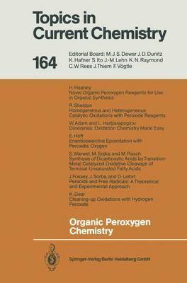 Organic Peroxygen Chemistry 1