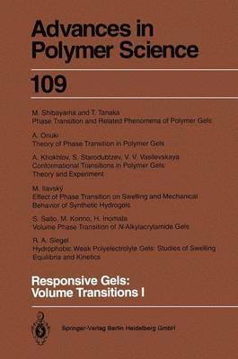 bokomslag Responsive Gels: Volume Transitions 1