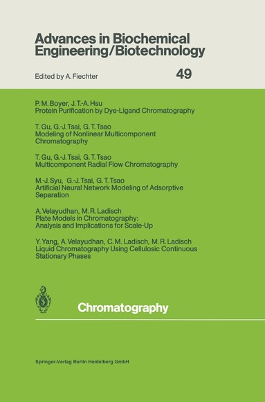 George T. Tsao - Chromatography, Häftad