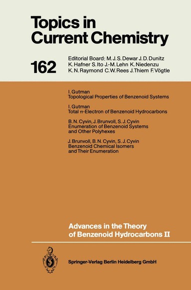 Ivan Gutman - Advances in the Theory of Benzenoid Hydrocarbons II, Häftad