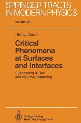 Critical Phenomena at Surfaces and Interfaces 1