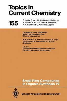 bokomslag Small Ring Compounds in Organic Synthesis IV