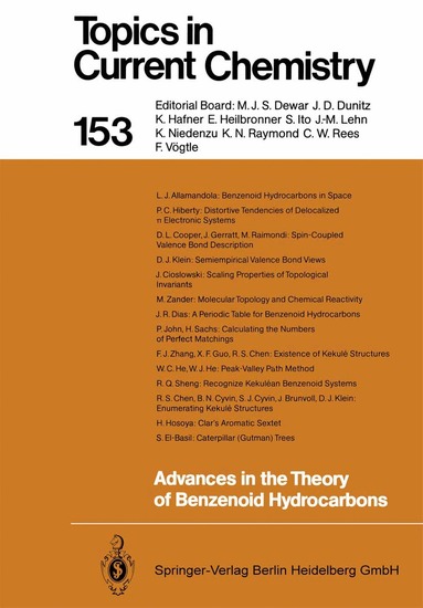 Ivan Gutman, Sven J. Cyvin - Advances in the Theory of Benzenoid Hydrocarbons, Häftad