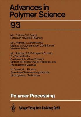 bokomslag Polymer Processing