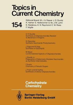 bokomslag Carbohydrate Chemistry