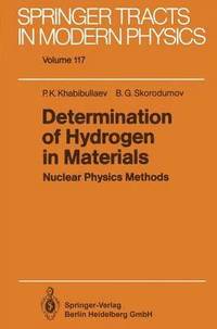 bokomslag Determination of Hydrogen in Materials